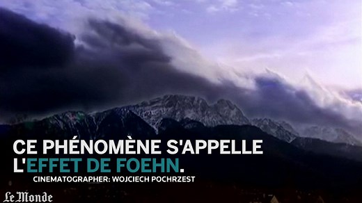 L’effet de foehn en time-lapse