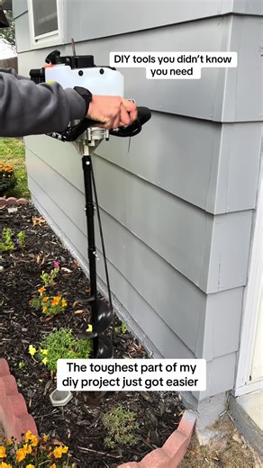 This tool make digging fence post 10x easier #auger#diyproject#fencing #homeimprovement #vevor