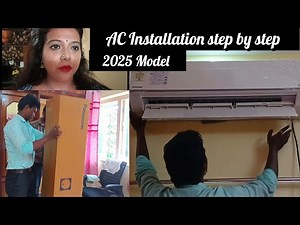 Panasonic 1.5 Ton 5Star AC Installation || Split AC Fittings full guide step by step(2025) ||