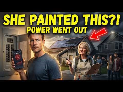 HOA Karen Painted Over My Solar Panels — Didn’t Realize They Powered the Whole Block⚡😬 HOA karen,