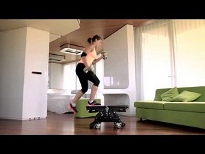 Step up alternato con manubri