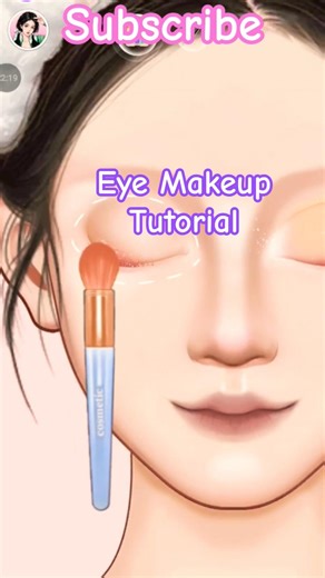 Asmr Makeup Animation |Makeup tutorial #shortsforgoal #makeover #asmr