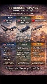 Who Wins Modern Air Warfare? Combat Drones vs Recon Drones vs Cost