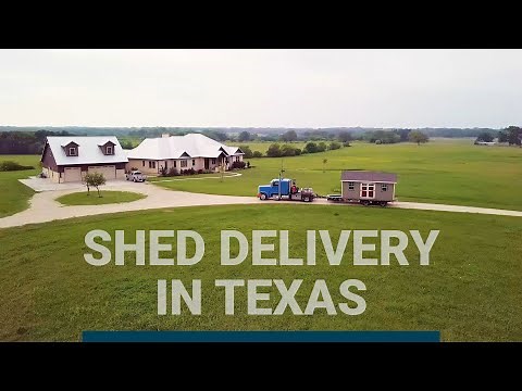 Shed Delivery in Texas | Lone Star Structures