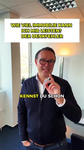 Hör auf, Online-Rechner zu nutzen! „Was kann ich mir leisten?“-Rechner sind super beliebt, aber oft totaler Quatsch. Warum? Weil sie Äpfel mit Birnen vergleichen. Der Fehler in der Matrix: Sie nehmen deinen alten Mietvertrag und vergleichen ihn mit heutigen Kaufpreisen bei mehr Wohnfläche. Das funktioniert so nicht! 🤦 In meinem neuen Video zeige ich dir: ❌ Warum diese Rechner falsche Hoffnungen (oder Angst) machen. ❌ Weshalb deine aktuelle Miete KEIN Maßstab ist. ✅ Wie du deine echte Leistbarke