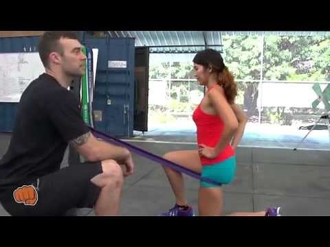 How To: Resistance Band Hip Flexor Stretch - WOD Nation coach Barry @ CrossFit Chiang Mai