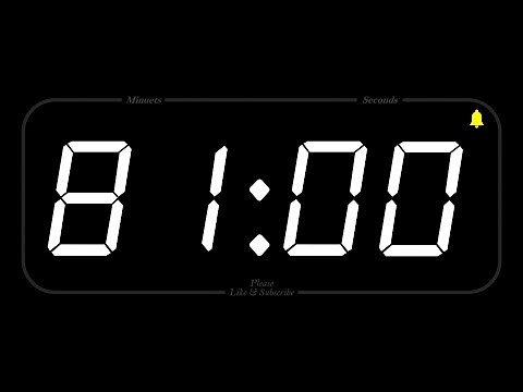 81 MINUTE - TIMER & ALARM - 1080p - COUNTDOWN