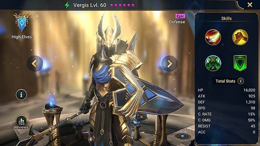 Vergis - HellHades - Raid Shadow Legends