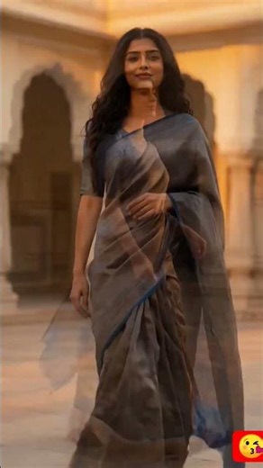 Grace + Style = Perfect Saree Walk ❤️ #reels