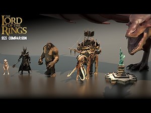 Lord of the Rings Size Comparison | From Hobbits to Towers