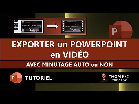 Convertir un POWERPOINT en VIDÉO avec choix du MINUTAGE - Tuto Microsoft 365