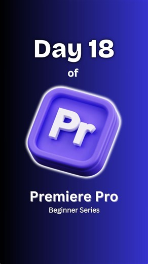 iamvishnu on Instagram: "Day 18/30 - How to Create Flash Wrap Effect in Premiere Pro. This is the Day 18 of Premiere Pro Beginner Series Follow @vishnu21_saini for more tips #PremiereProSeriesDay18 #VideoEditing #ContentCreation #FreeResources #EditingTips #VideoTips #EditingWorkflow #FilmMakerResources #CreativeAssets #VideoProduction #PostProduction #VideoEffects #ProfessionalEditing #PremierePro #Animation #PremierePresets #EditingTips #FastEditing #PremiereProTips [premiere pro series day18,