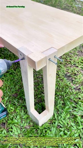 Techniken der Möbelmontage: Moderne Tischlerverfahren zur Befestigung von Tischbeinen