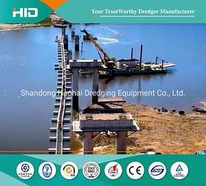 [Hot Item] High Stability Heavy Equipment Pontoon Barge with Sailing Ability for River Use