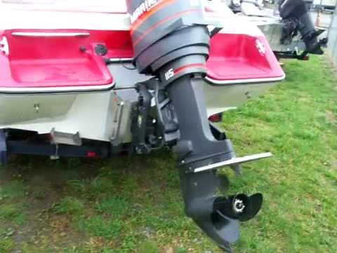 Sunbird Inboard boat converted to an outboard