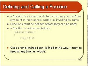 08. Unix Shell Scripting Tutorial - Functions (Part 1)
