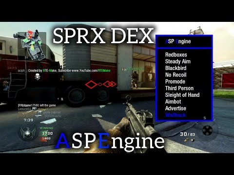BO1 | 1.13 | ASP Engine | SPRX Mod Menu | Multiplayer | (CFW) [+Download]