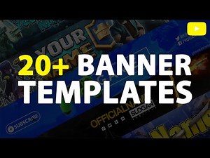 TOP 20+ YouTube Banner Templates for Photoshop | Free Download