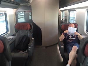 Trenitalia Frecciarossa high speed train between Florence and Venice in Business Executive class