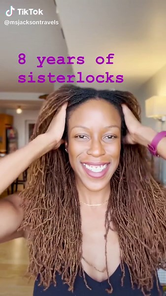 8 years of sisterlocks joy ❤️ #sisterlocks #sisterlocs #sisterlocksjourney #sisterlocksinstallation #sisterlocksinstall #sisterlocsjourney #sisterlocksestablishment #sisterlockstyles
