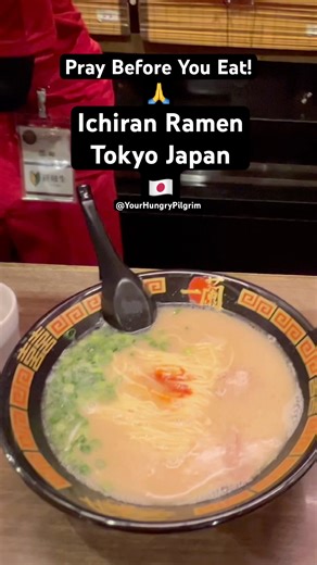 Pray Before You Eat: 🇯🇵 Tokyo’s famous Ichiran Ramen 🍜 Japan #ramenlove #catholic #tokyo