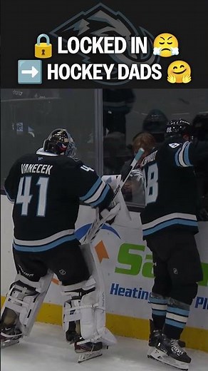 No days off for hockey dads! 😊