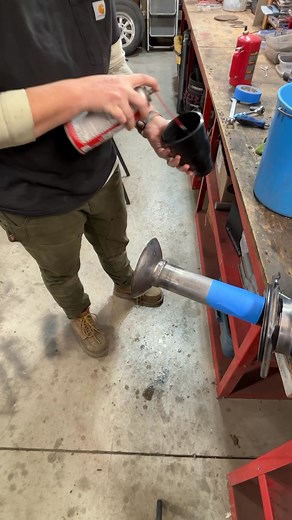 Getting these single piece axle boots installed ended up being far easier than I expected it to be. • I first flipped the boot inside out (this is a key first step), then dunked it in a bucket of hot hot water to soften it up a bit. Next I used a bit of lube and a couple of screw drivers to work the boot around the flange. This takes some physical effort, but it is overall very very easy to do. After that you need to flip the boot back, right side out, while it’s on the axle tube. I scratched a 