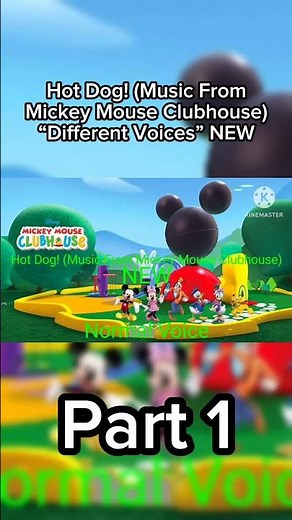 Hot Dog! (Music From Mickey Mouse Clubhouse) “Different Voices” NEW - Part 1 #Shorts #Clips #Part1
