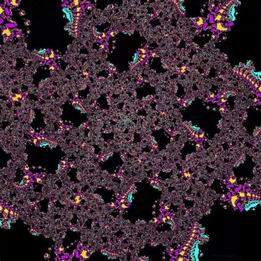 Random fractal animations (Flashing colors warning)