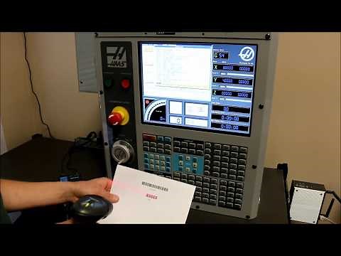 CNC Remote Request from a Bar Code Reader