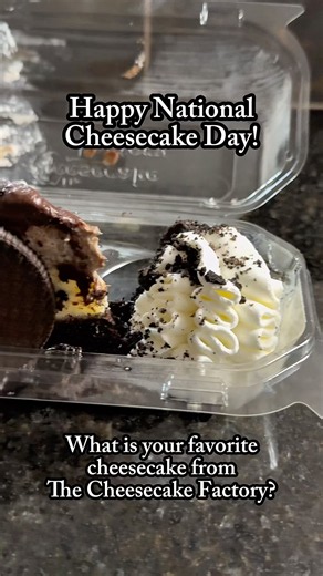 Happy National Cheesecake Day!