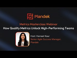 Quality Engineering Metrics Masterclass | Plandek Webinar On-Demand