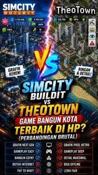 Brutal Comparison: SimCity BuildIt vs. TheoTown - Which One Offers More Freedom?