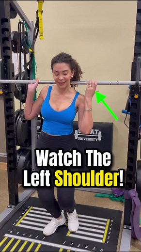 Left shoulder problems with squats for 15 years!