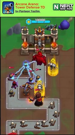 Arcane Arena: Tower Defense TD by Panteon Yazilim | NextBigAds | Ad Intelligence #nextbigads