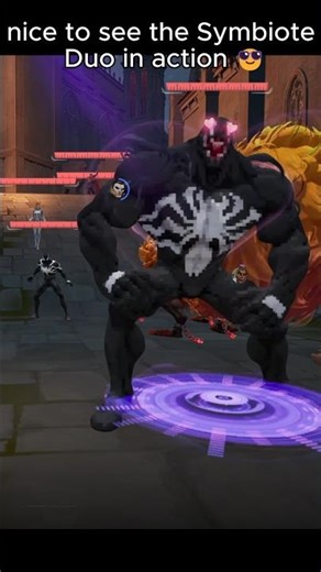 😂 Symbiote duo Spider-Man and Venom attack together #MarvelRivals