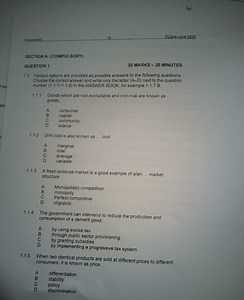 Goods which are non-excludable and non-rival are known as ... g... | Filo