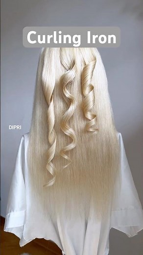 3 Curling Iron Techniques for Big Curls ✨ Quick Curl Tutorial #curlingiron #bigcurls #hairtutorial