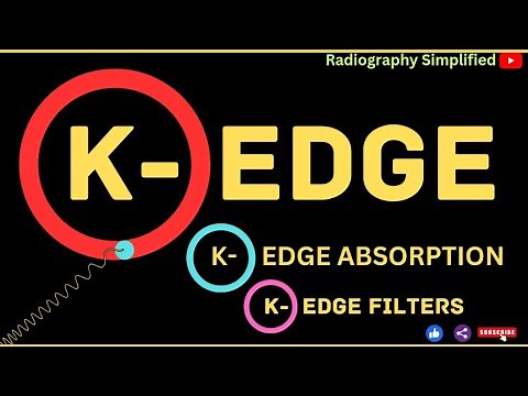K-edge ll K- Absorption edge ll K-edge Filters ll Radiography simplified ll