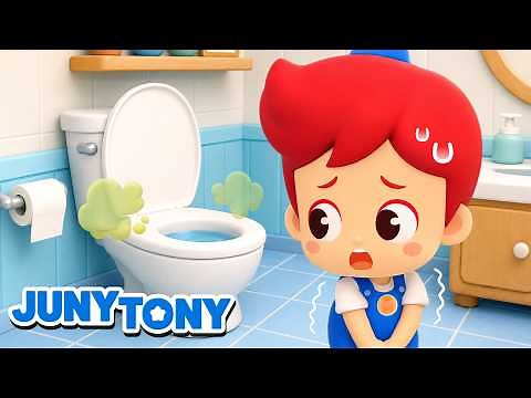 Sit on the Potty and Poo Poo! 🚽✨ | Potty Songs Compilation | JunyTony