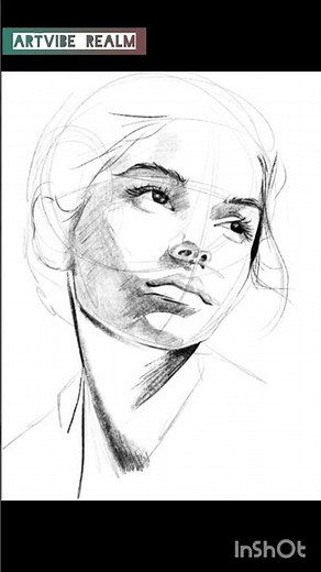 How to Create a Stunning Pencil Portrait in Procreate //digital art" #digitalart #procreatetutorial