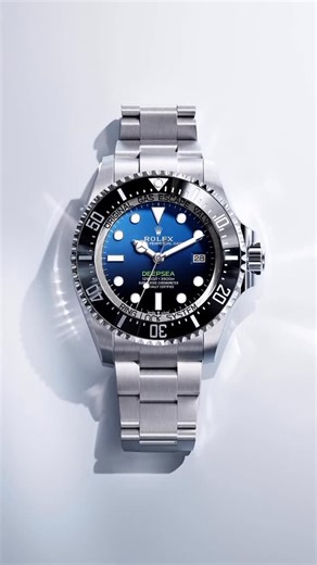 Fredric H. Rubel Jewelers on Instagram: "The @rolex Deepsea. For those who achieve the impossible under pressure. With a two-color gradient D-blue dial celebrating James Cameron’s record-breaking dive to the bottom of the Mariana Trench. Ringlock system comprising a domed sapphire crystal, nitrogen-alloyed steel compression ring and RLX titanium case back, ensuring waterproofness to 3,900 m (12,800 ft). 44 mm, caliber 3235. #Rolex #RolexDeepsea #OfficialRolexJeweler"
