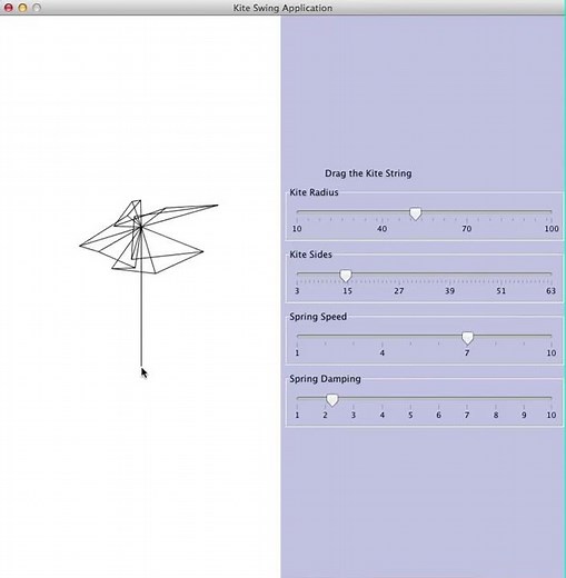 Swing application using Processing