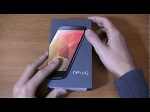 Google Nexus 4 Unboxing