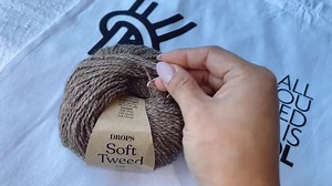 Tweed Effect DK Merino Wool Alpaca Yarn: Garnstudio Drops Soft Tweed - Etsy