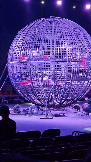 Amazing Circus Performance! 🏍️💥 Cage of Steel with 5 Motorcycles!