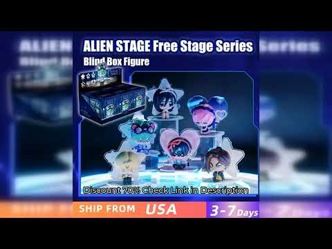 6PCS Alien Stage Free Stage Series Blind Box TILL Two-dimensional Animation Peripherals Collection M