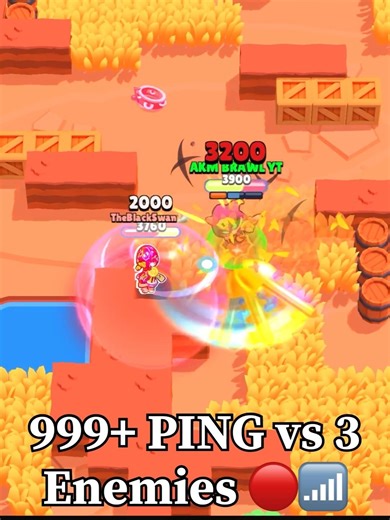 I won a 1v3 in Duels with RED WIFI?! 🔴📶 #brawlstars