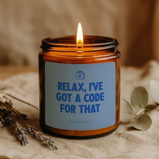 Medical Coder Gift, Gift for Medical Coder, Medical Coder and Billing Candle, CPC Gift, ICD-10 Medical Billing Coder, Coding Gift, CPC Coder - Etsy