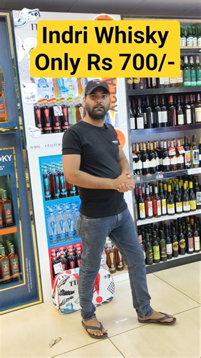 Indri Whisky Brand Price // WHISTLER // Goa Wine Store Video #shorts
